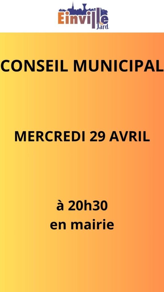 CONSEIL MUNICIPAL